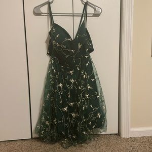 Green and Gold Dress